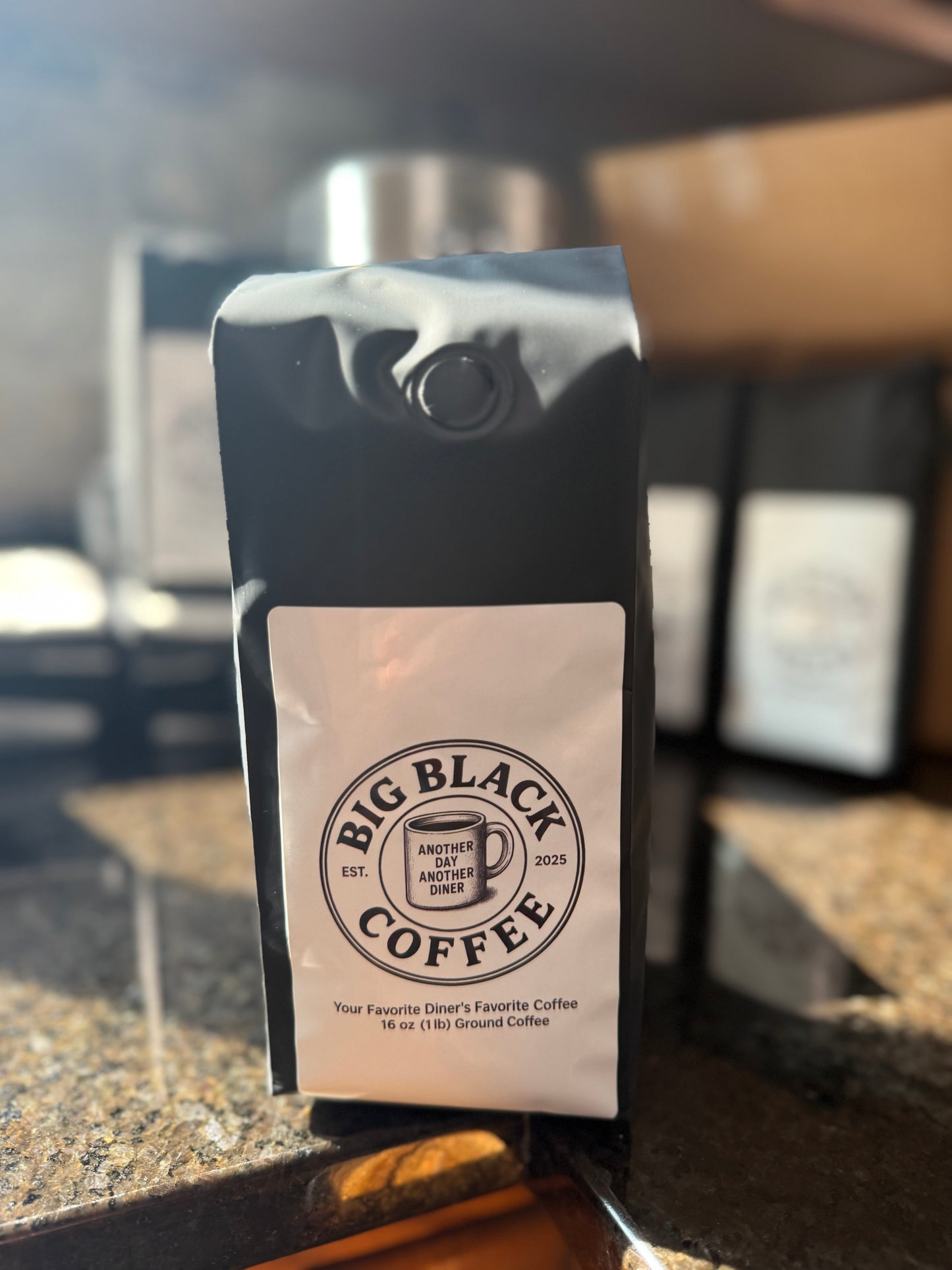 Big Black Coffee-16 oz Ground Coffee