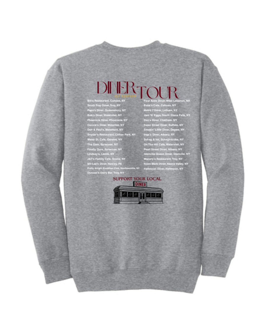 Diner Tour Crewneck | 1st Edition